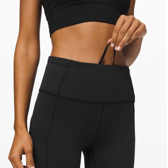 Lululemon⎜Fast & Free High-Rise Tight 28" *Non-Reflective Brushed⎜Black - Picture 3 of 15